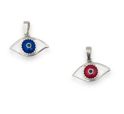 Silver Evil eye design pendant