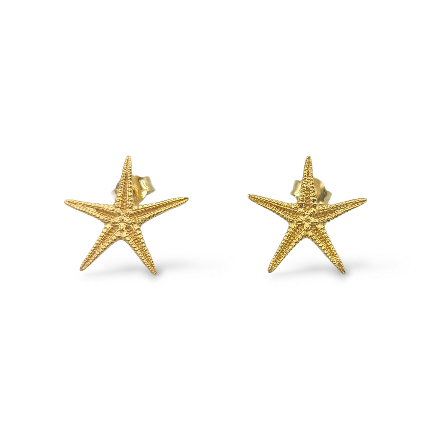 Silver Starfish design earrings