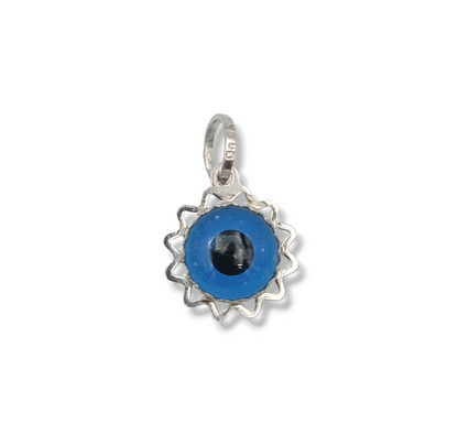 Silver Evil eye design pendant