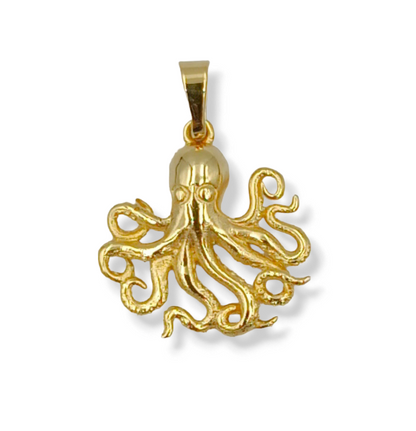 Gold Octopus design pendant