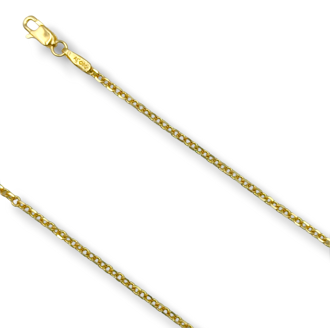 Gold 9K chain 50cm Greca design