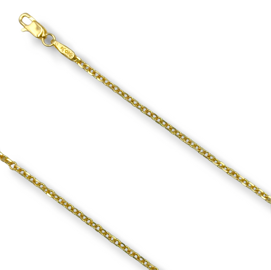 Gold 9K chain 50cm Greca design