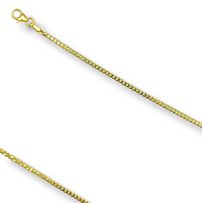 Gold chain 60cm Theta design