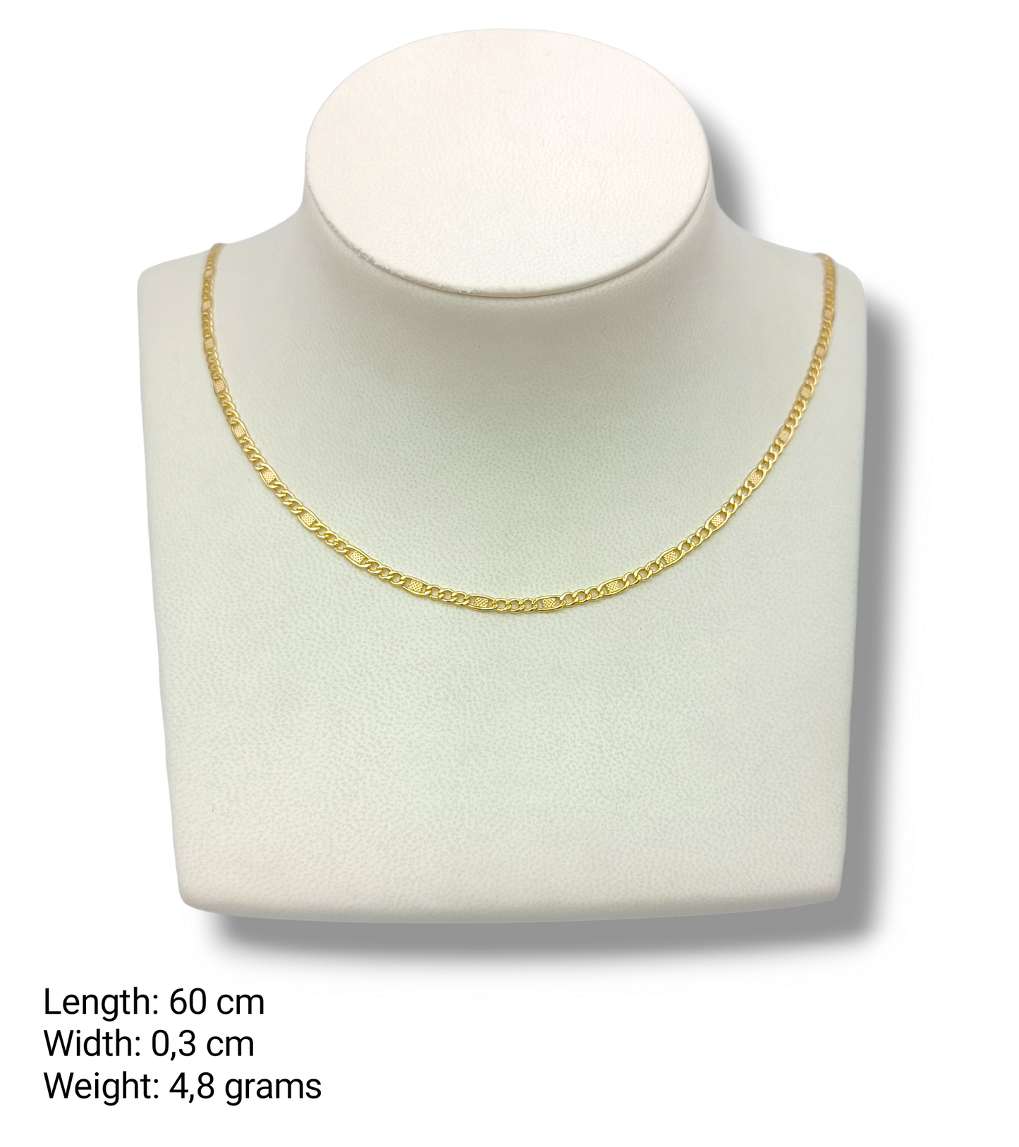 Gold chain 60cm