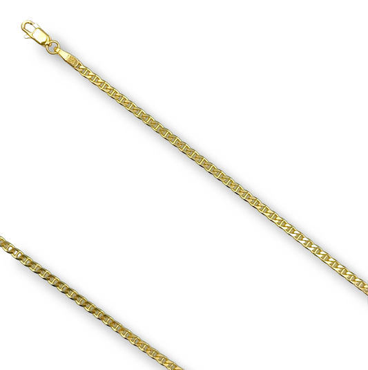 Gold chain 55cm Theta design