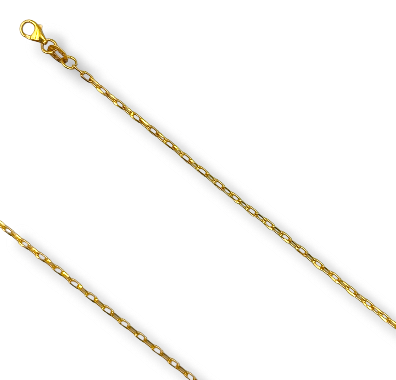 Gold chain 50cm Greca design