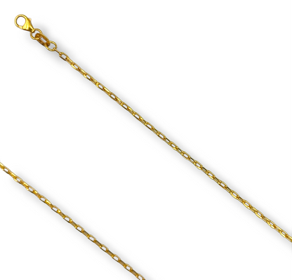 Gold chain 50cm Greca design