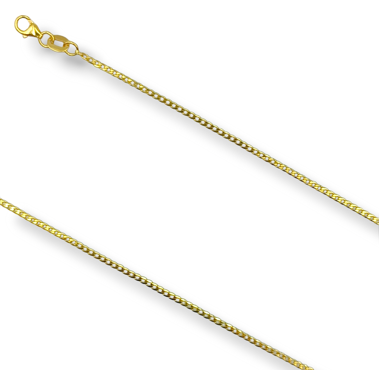 Gold chain 45cm Gourmet design