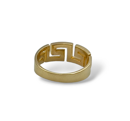 Gold Meander design ring