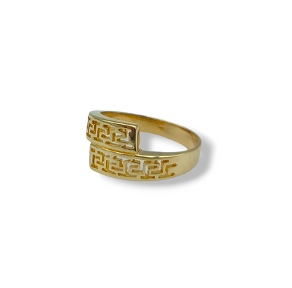 Gold Meander design ring