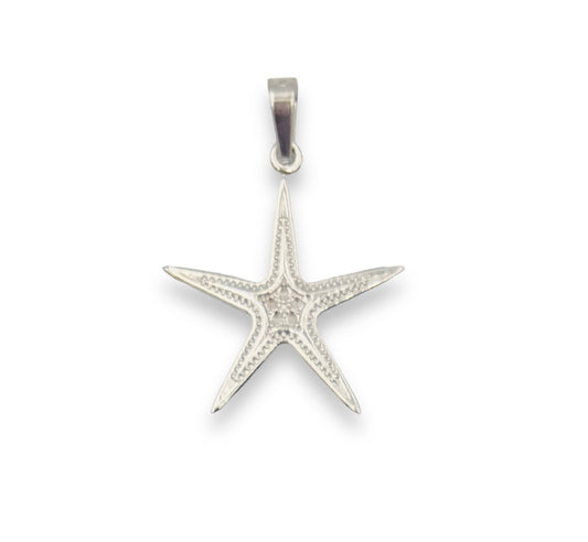 Silver Starfish design pendant