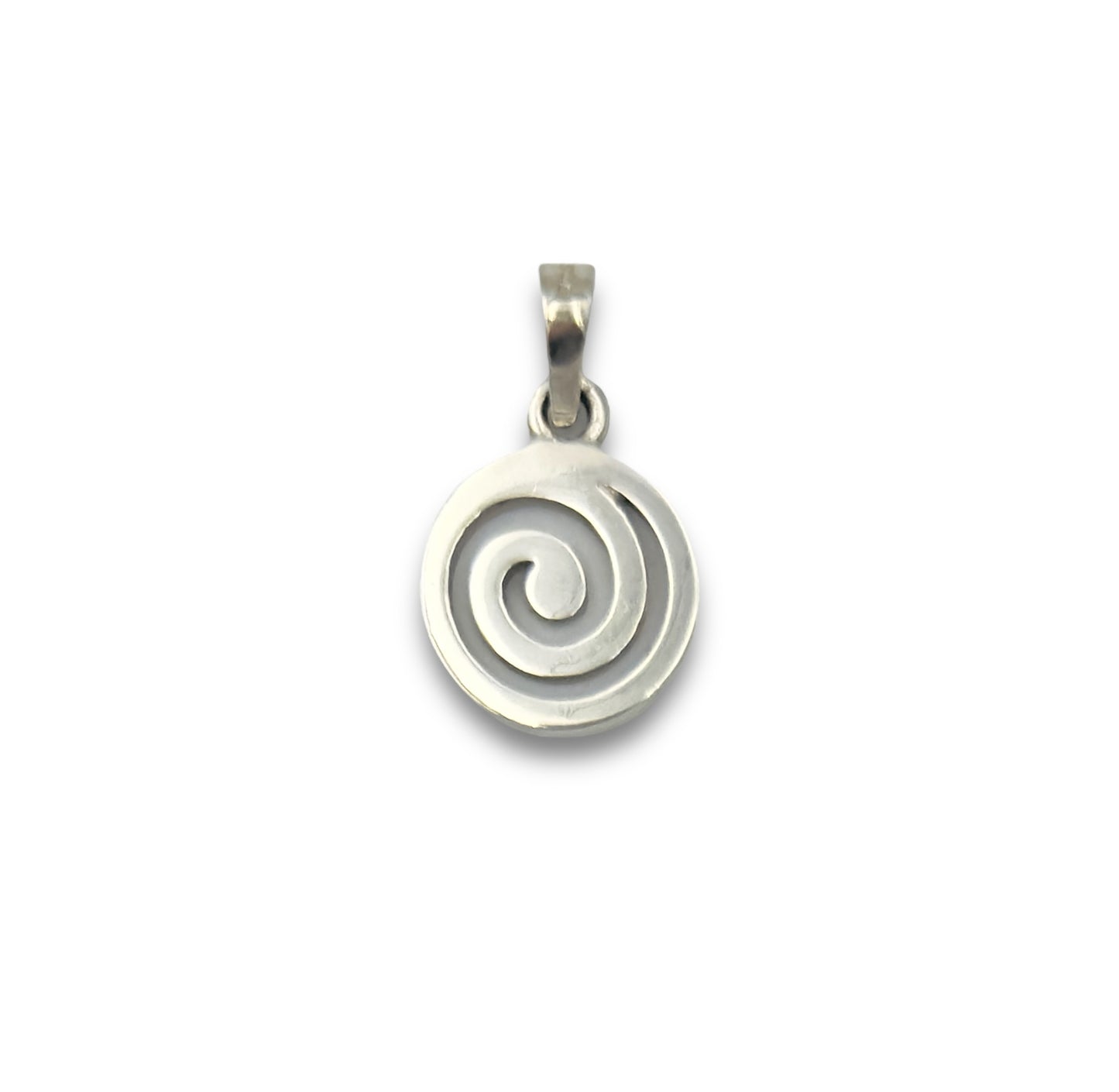Silver Spiral design pendant