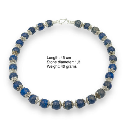 Silver Lapis Lazuli necklace