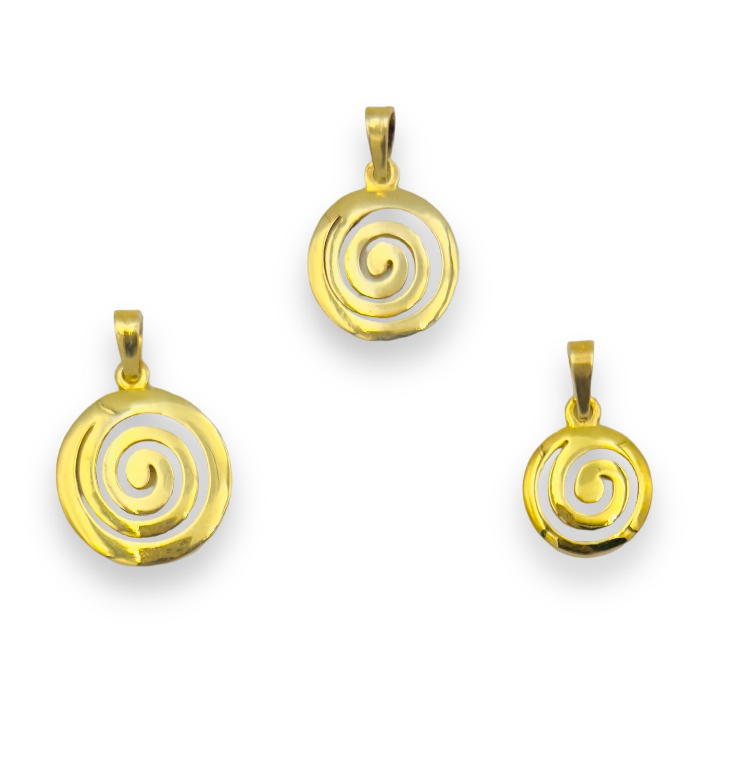 Silver Spiral design pendant