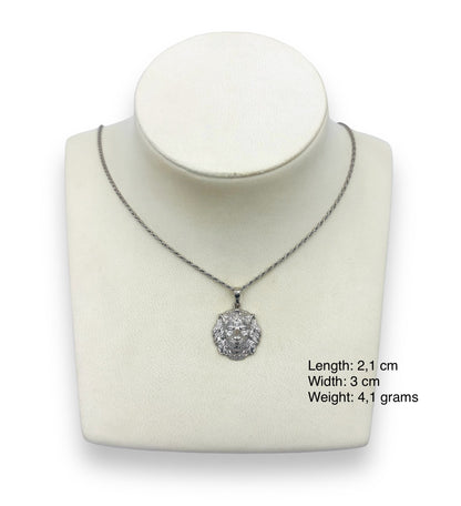 Silver Nemean Lion pendant
