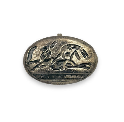Silver "Theseus signet ring" pendant